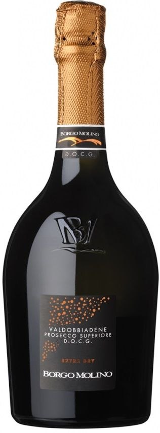 Вино ігр. Вorgo Molino Prosecco Valdobbiadene Superiore Extra Dry сух біл 11.5% 1.5 л